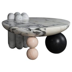 Sculptural Patisserie Coffee Table by Lara Bohinc in mixed Marble, in Stock