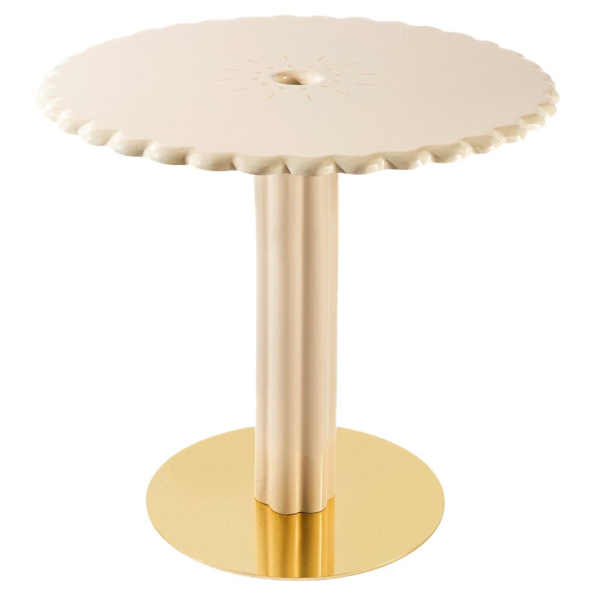 ‘Patisserie’ Lavastone & Ceramic table by Studio Yellowdot For Sale
