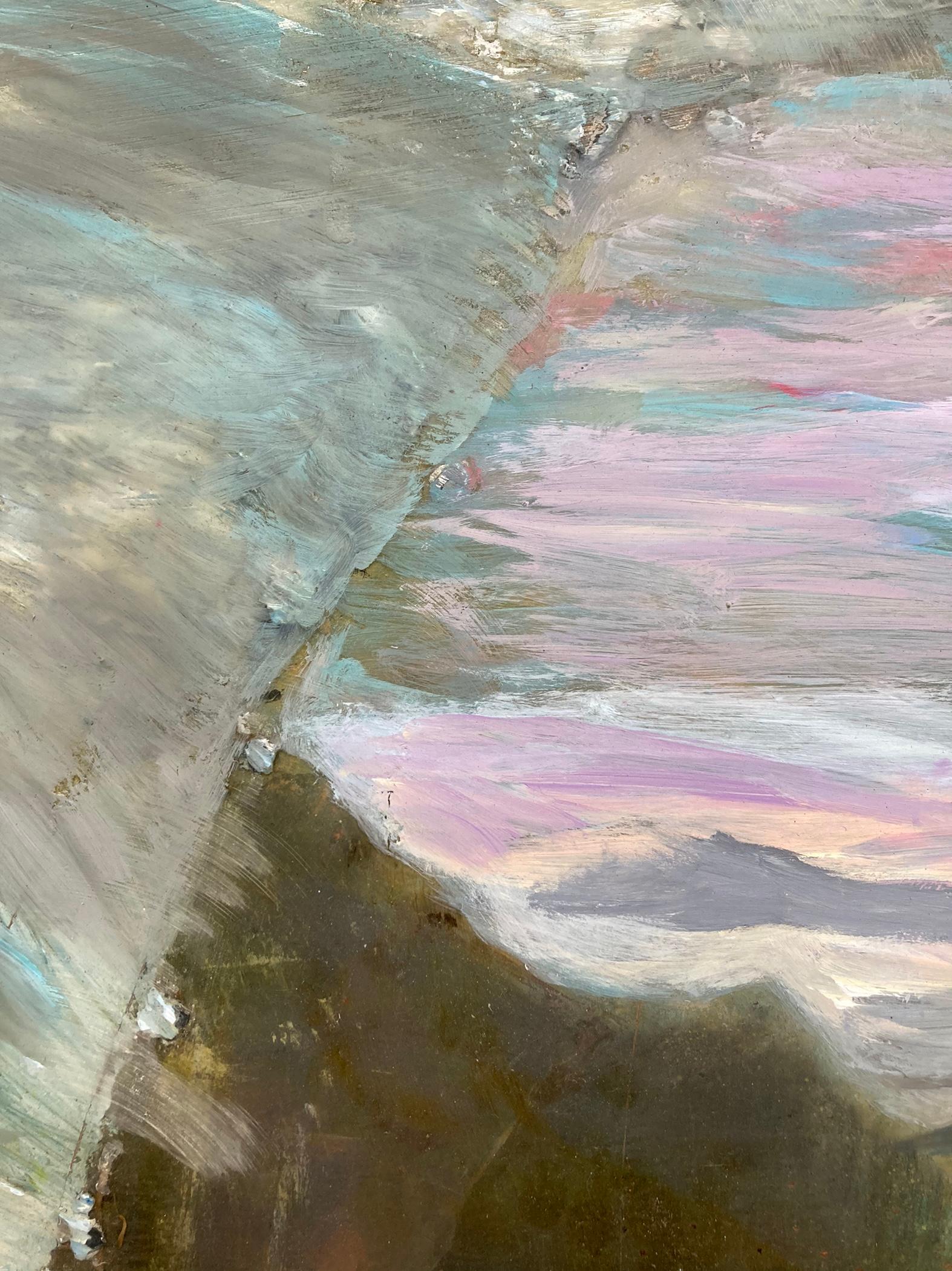 Lake George - American Modern Mixed Media Art by Paton Miller
