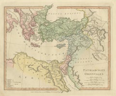 Patriarchati Orientales — Early Christian Patriarchates Map, Wilkinson 1822