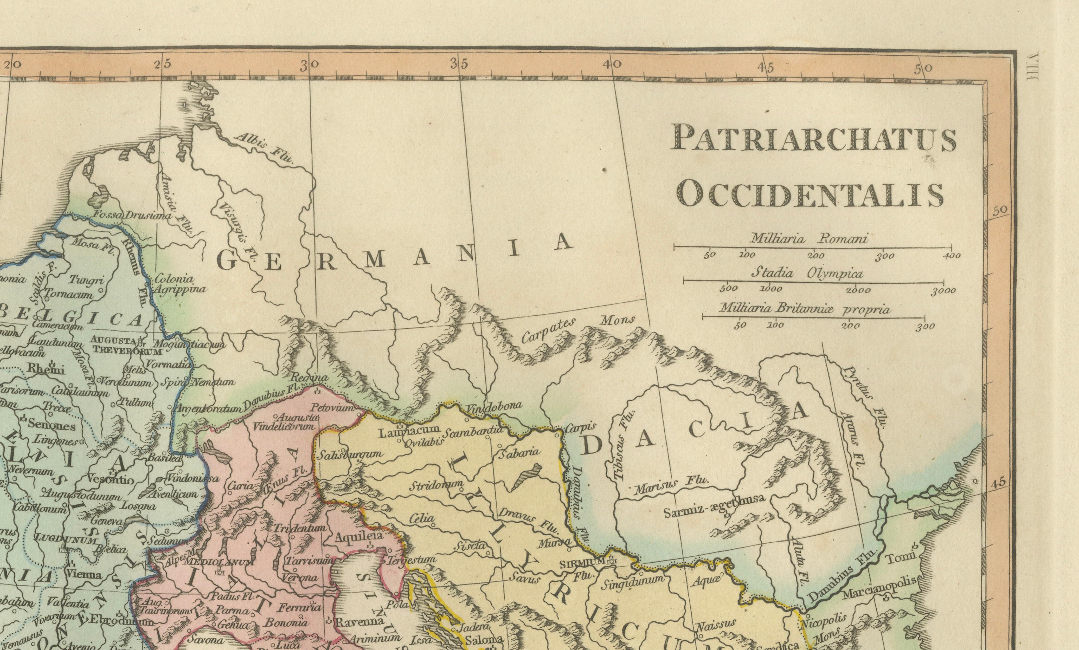Patriarchatus Occidentalis — Western Patriarchate Map, Wilkinson 1822