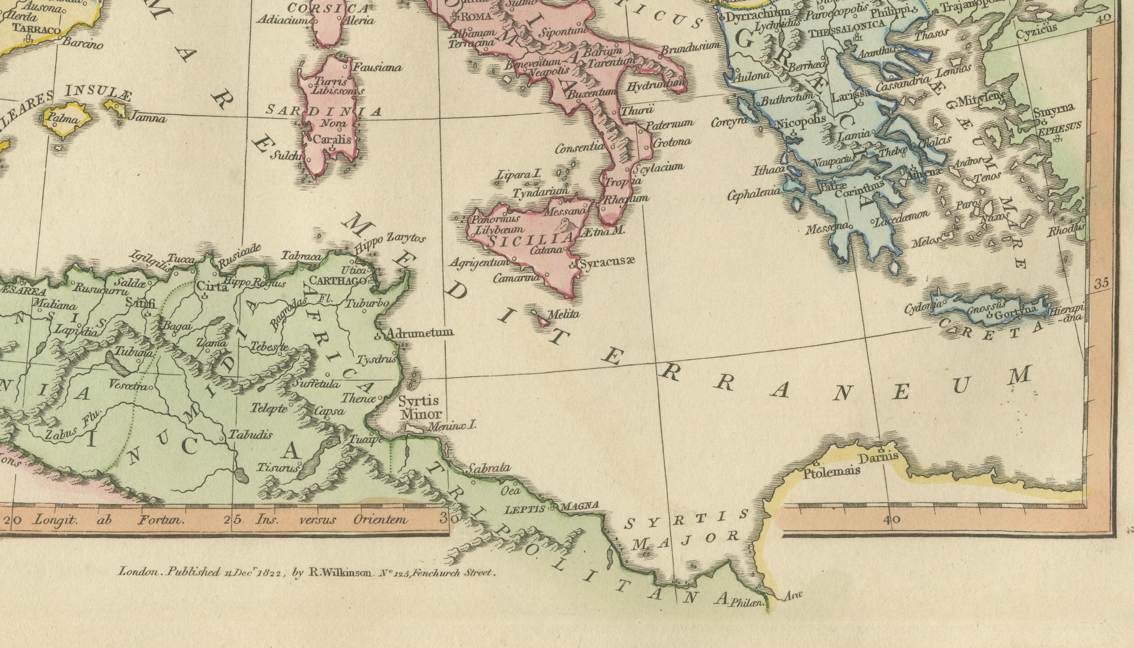 Patriarchatus Occidentalis — Western Patriarchate Map, Wilkinson 1822