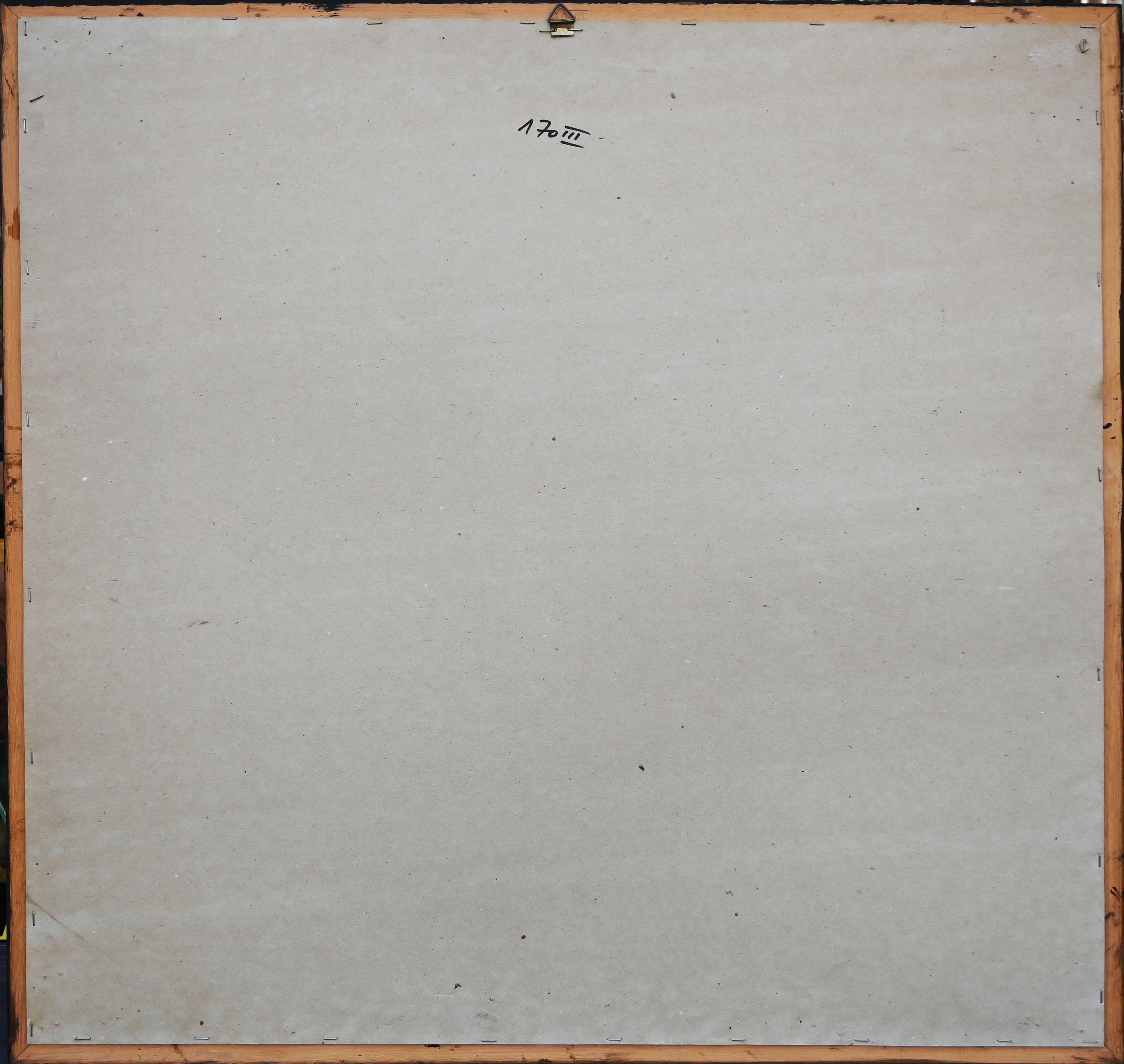 Patrice Allard, Kinetic Framed tapestry, Vasarely School - Circa 1970 - N 1591 For Sale 2