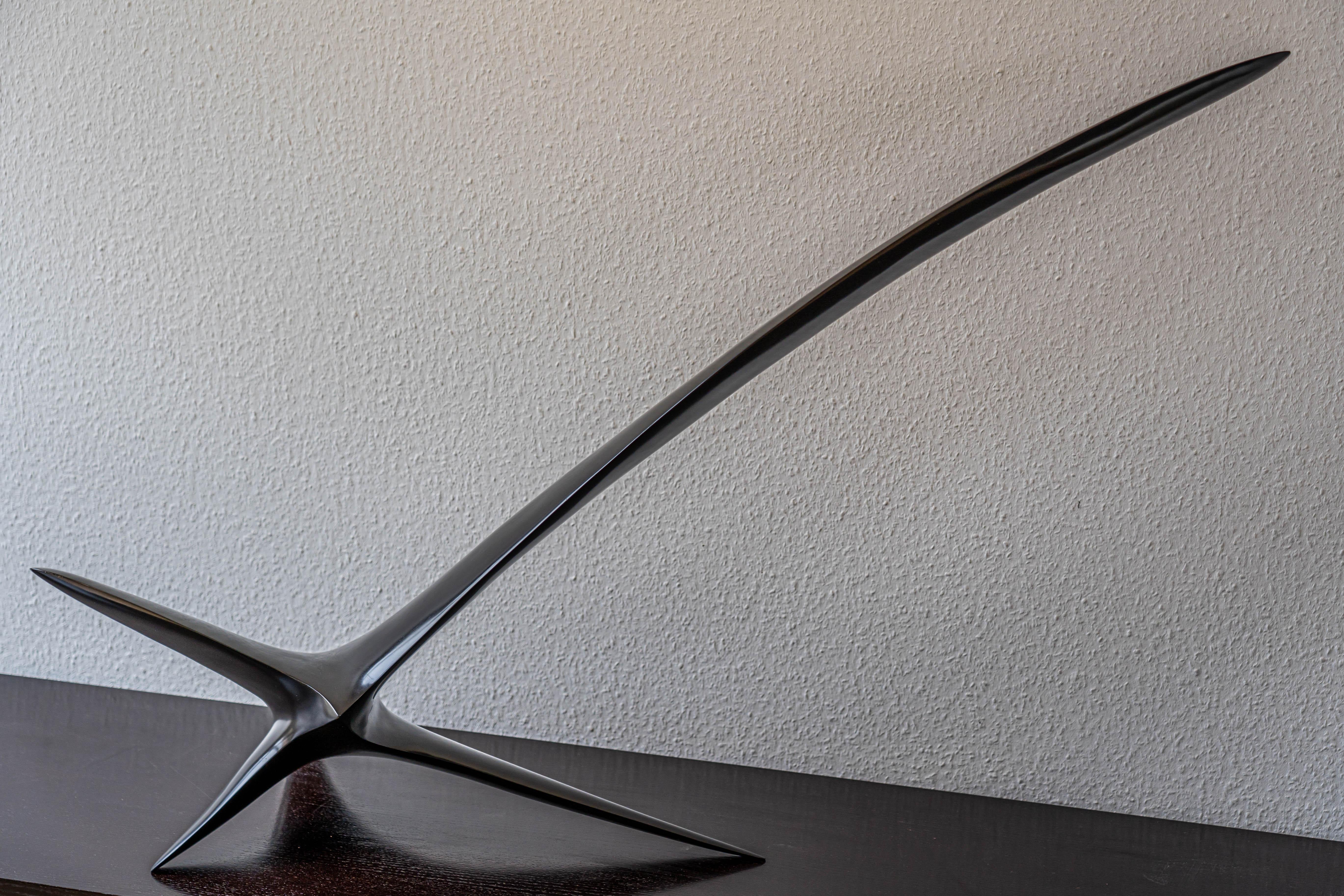 Twin Bird IV - Abstract Sculpture by Patrice Breteau