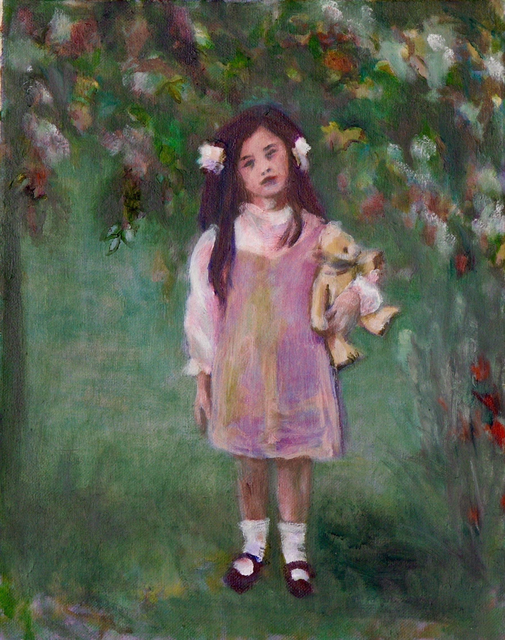 Sugar and Spice and Everything Nice, Gemälde, Öl auf Leinwand – Painting von Patrice Burkhardt