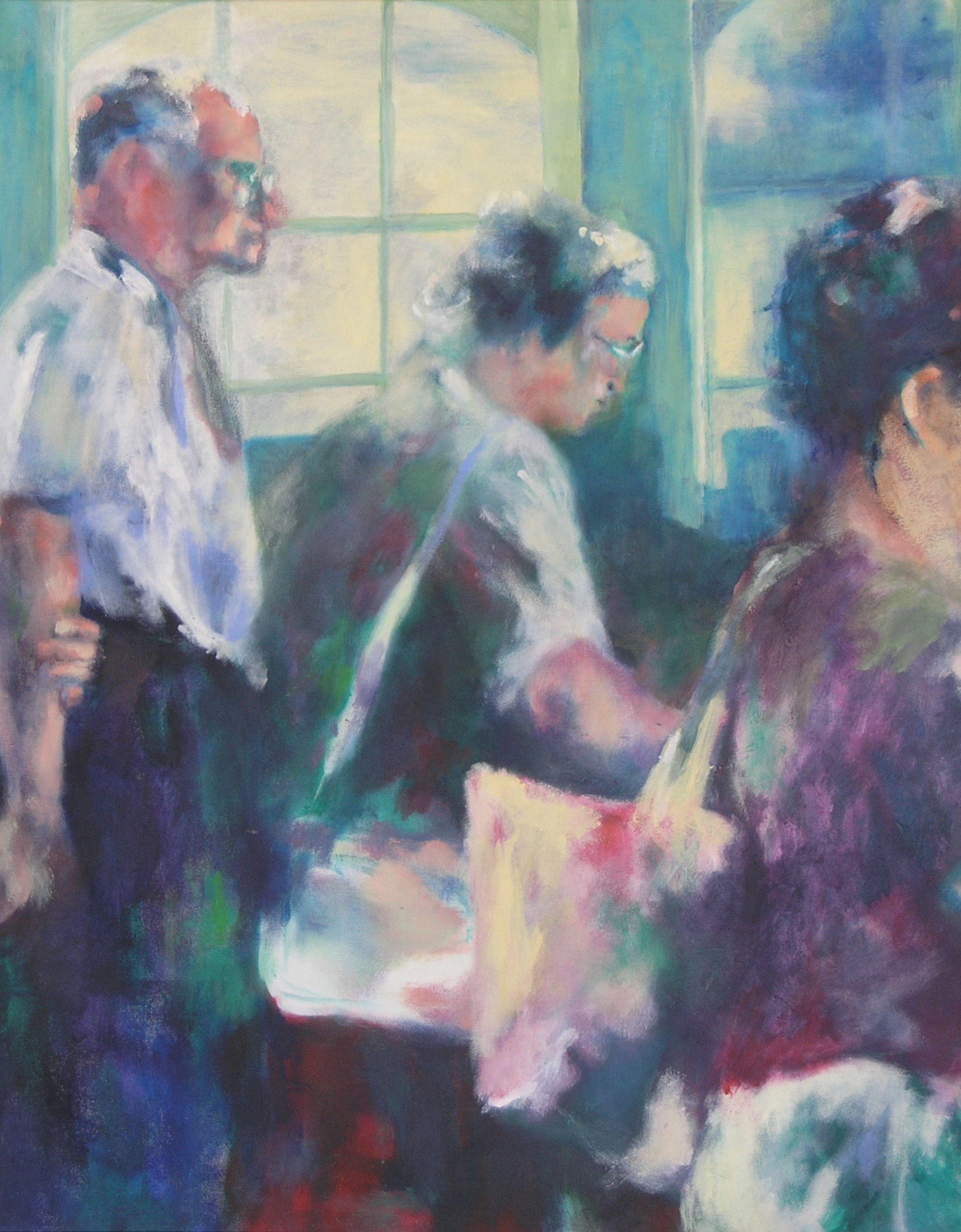 Yes, DEAR, Pittura, Olio su tela - Painting di Patrice Burkhardt