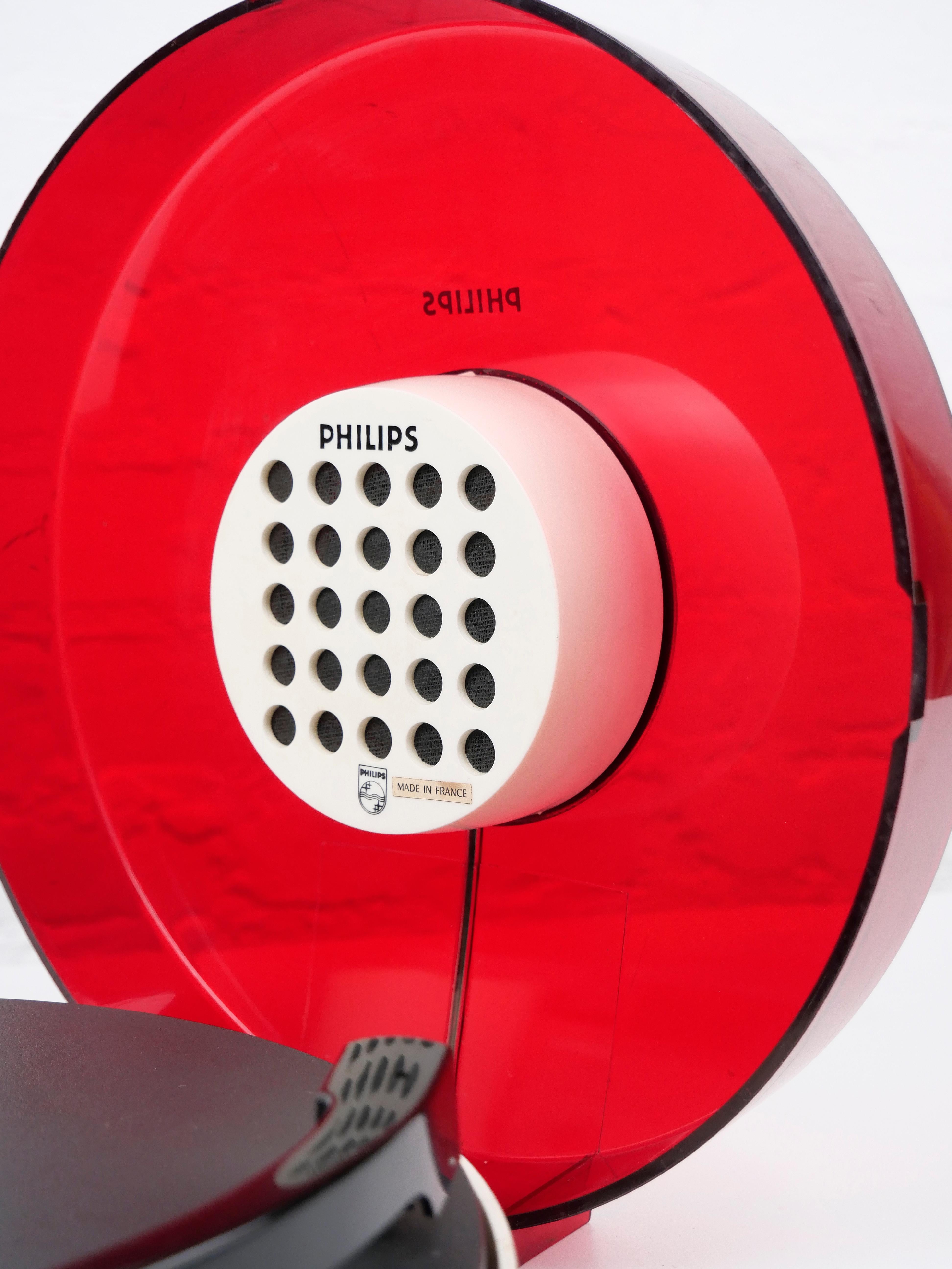 Patrice Dupont, Philips 22GF303 UFO Record Player, 1969, Space Age, Working 6