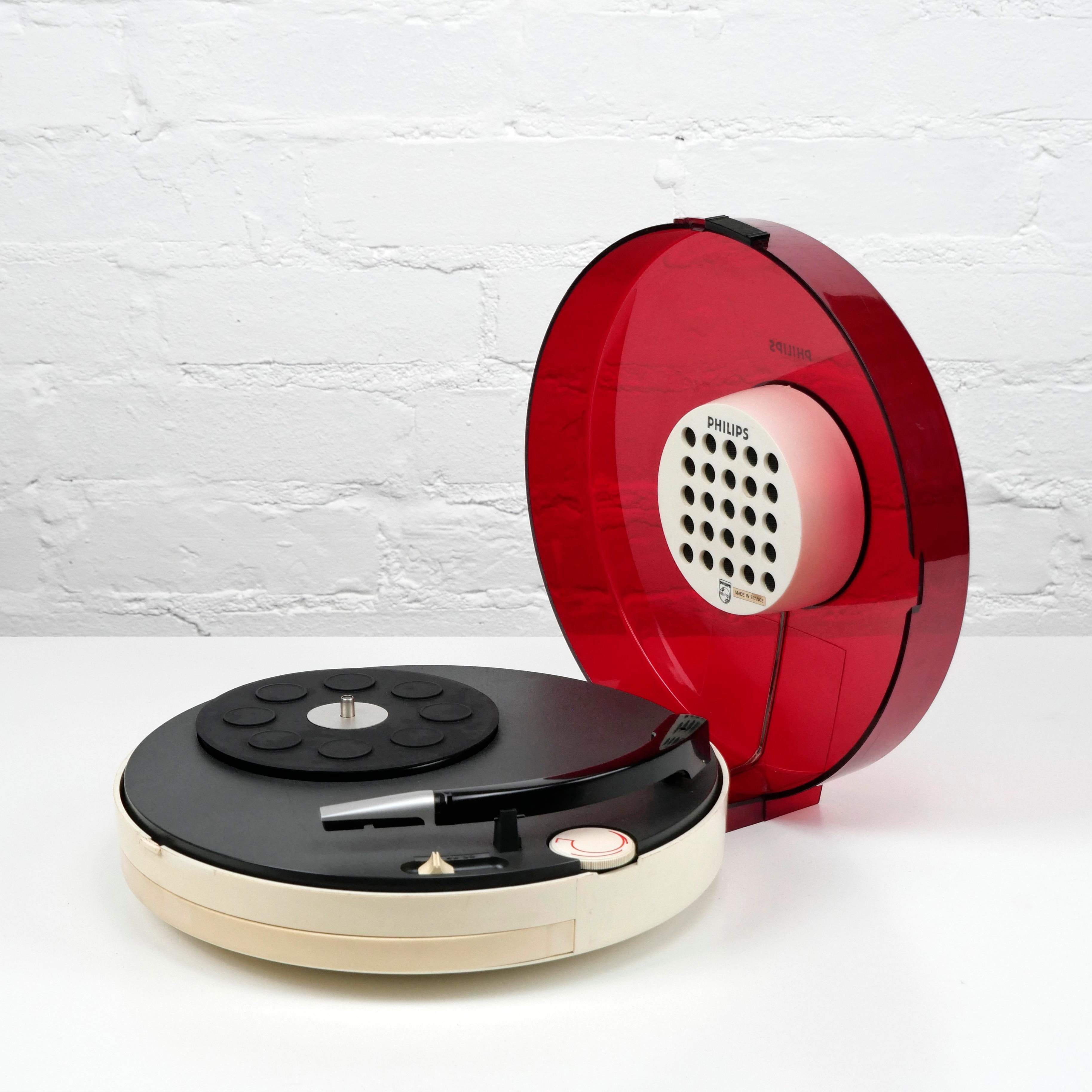 Patrice Dupont, Philips 22GF303 UFO Record Player, 1969 Patrice Dupont, Philips 22GF303 UFO Record Player, 1969