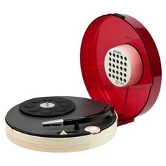 Patrice Dupont, Tocadiscos Philips 22GF303 UFO, 1969, Space Age, Funcionando