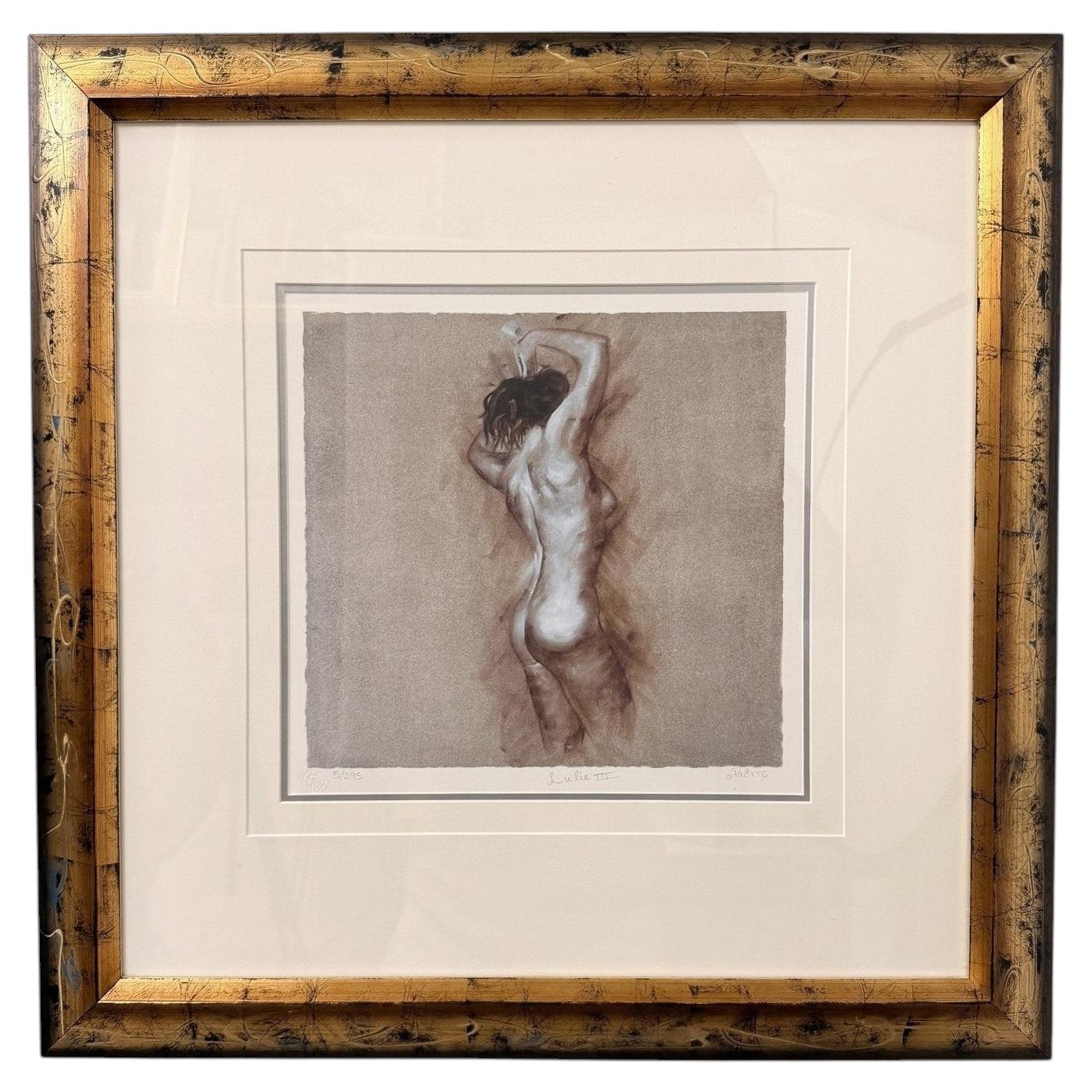 Patrice 'Lucie III' Signed Limited Edition Figurative Nude Print 5/295 For Sale