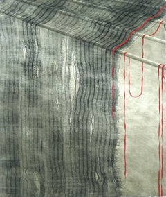 Nastri rossi e aste Trittico in collotipia