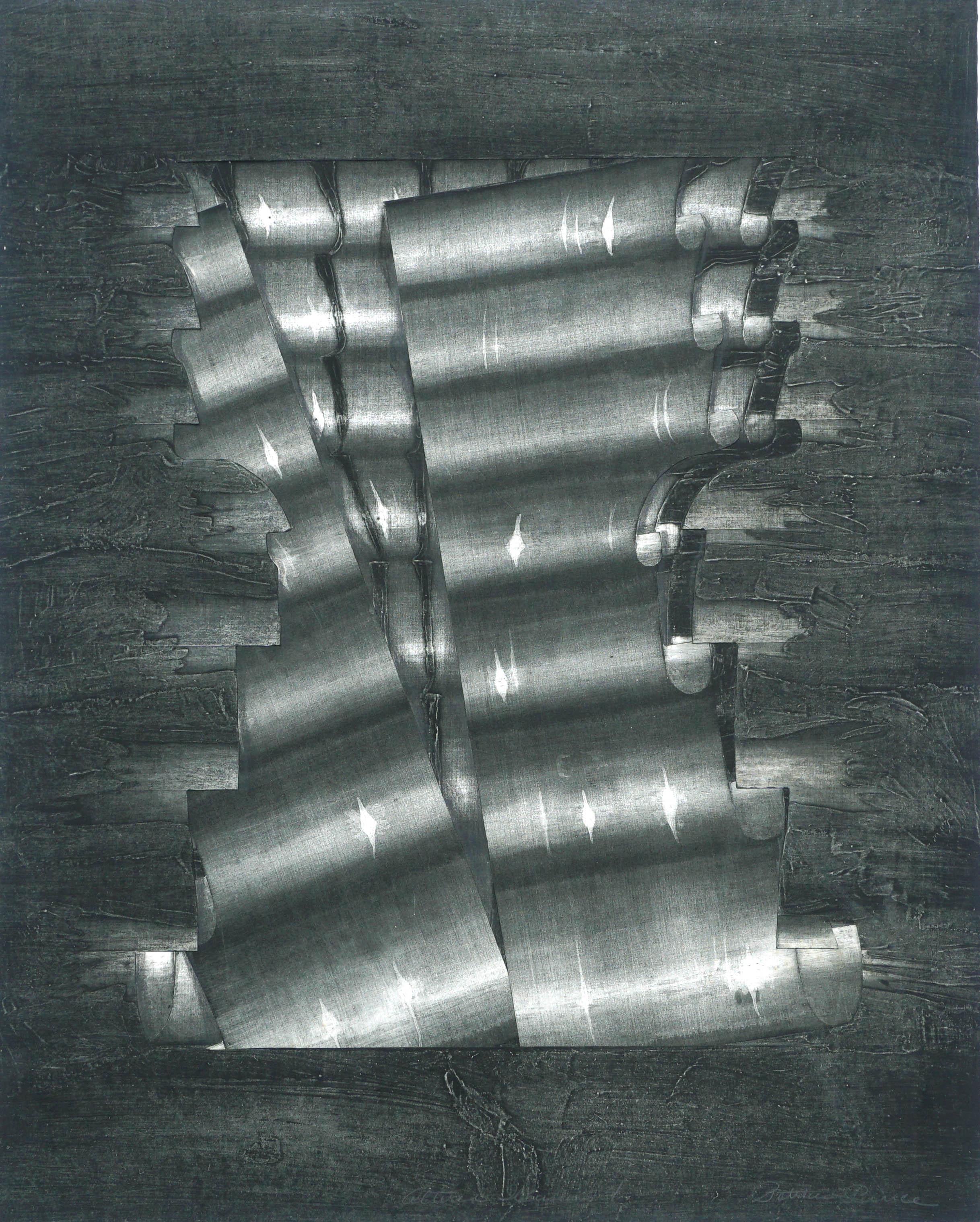 Abstract Print di Patricia A Pearce - Illusioni Alterate 4 Collograph