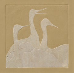 Four Swans - Paper Composition