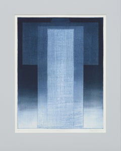 Abstrakte geometrische Lithographie ""Kimono 10"