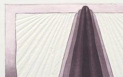 "Kimono 11" Collograph (Purple)