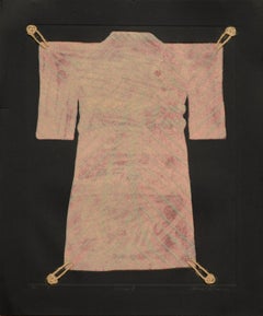 "Kimono 7" (Pink Rope Kimono with Twine)