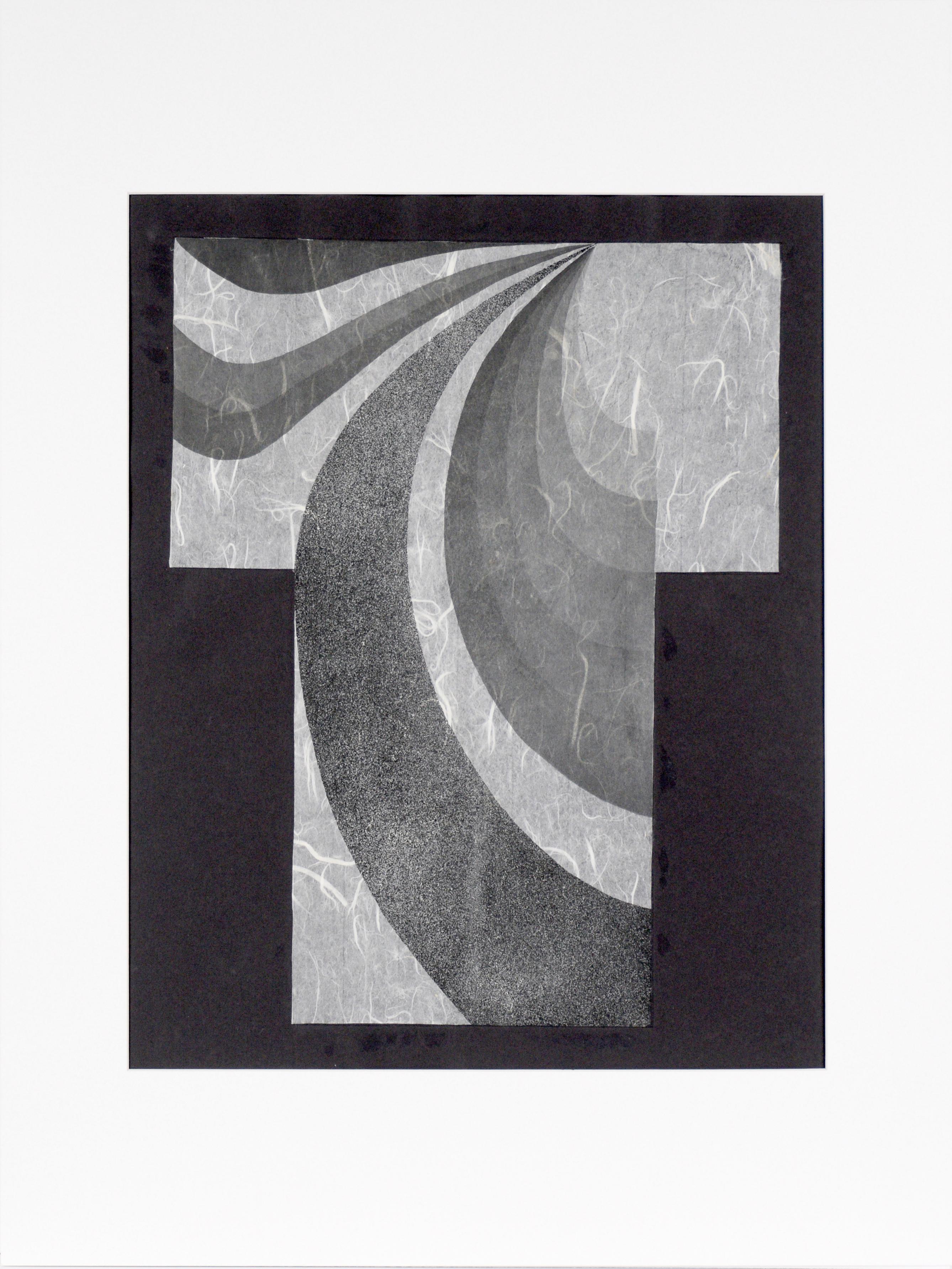 Patricia A Pearce Figurative Print – Kimono-Applikation mit Mulberry-Papier