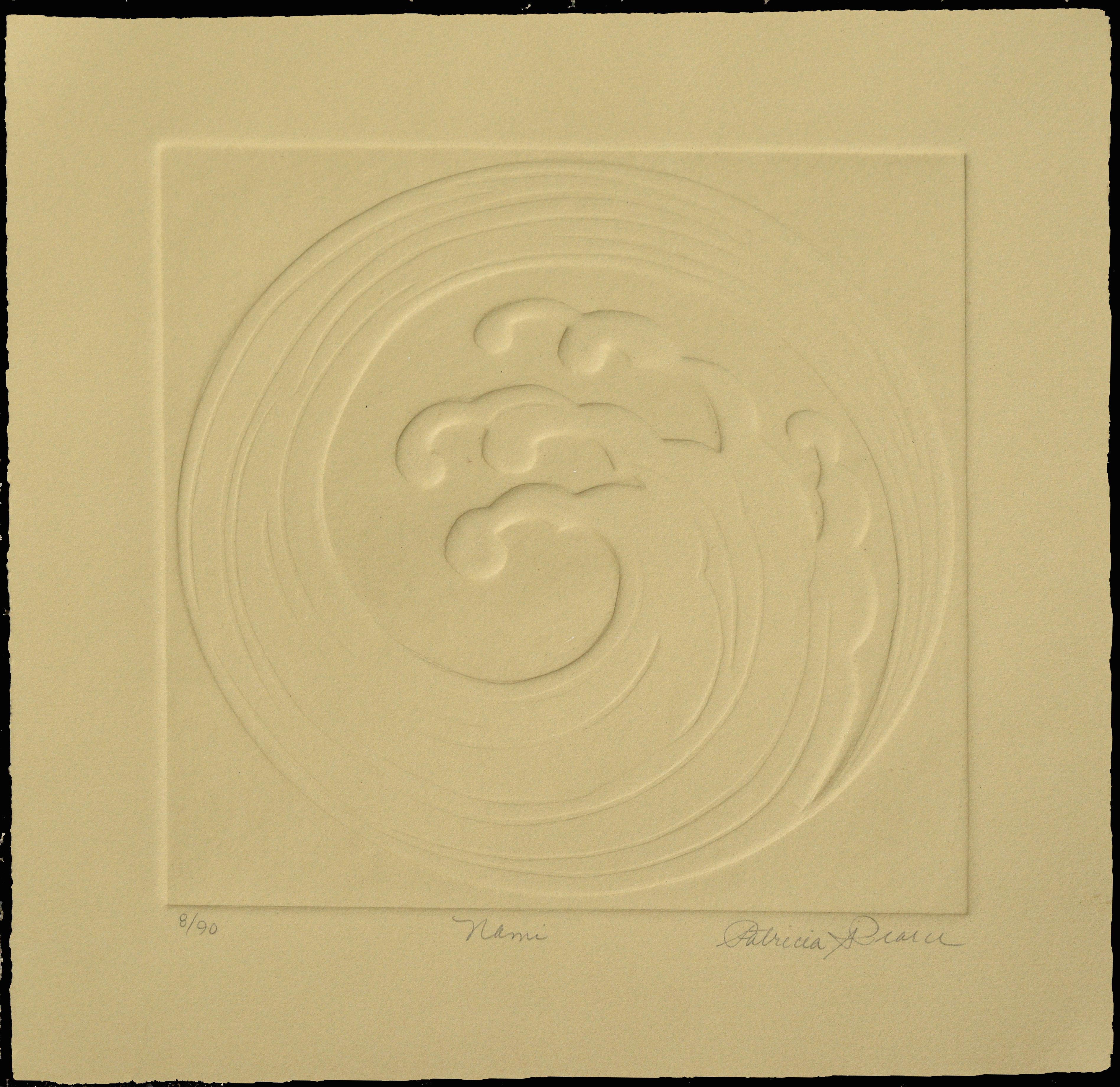 Patricia A Pearce Abstract Print – "Nami" Lithograph
