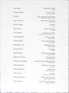 Passages - A Suite of 16 Prints by Patricia Pearce and other artists