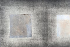 Silver Squares Over Red Pyramids - Hand-Augmented Collotype