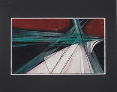 "Stampa collage astratta geometrica "Stato 16