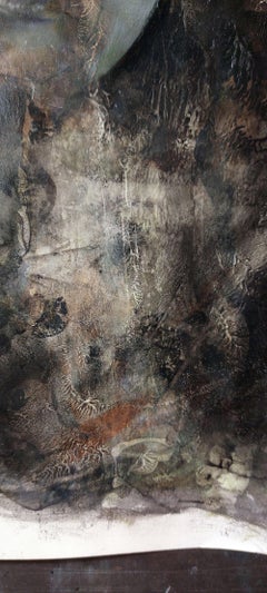 Oceano, Pittura, Olio su carta