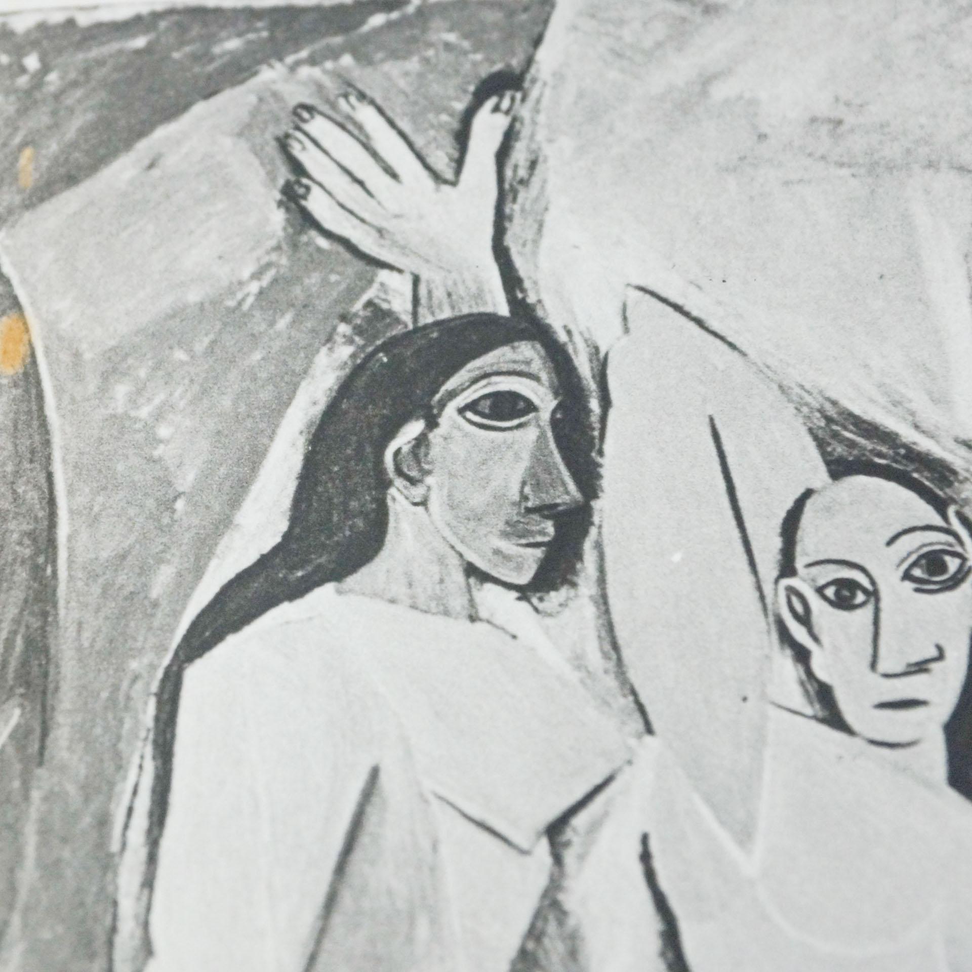 Paper Patricia Beck Photography of Picasso Painting Les Demoiselles d'Avignon, 1963 For Sale