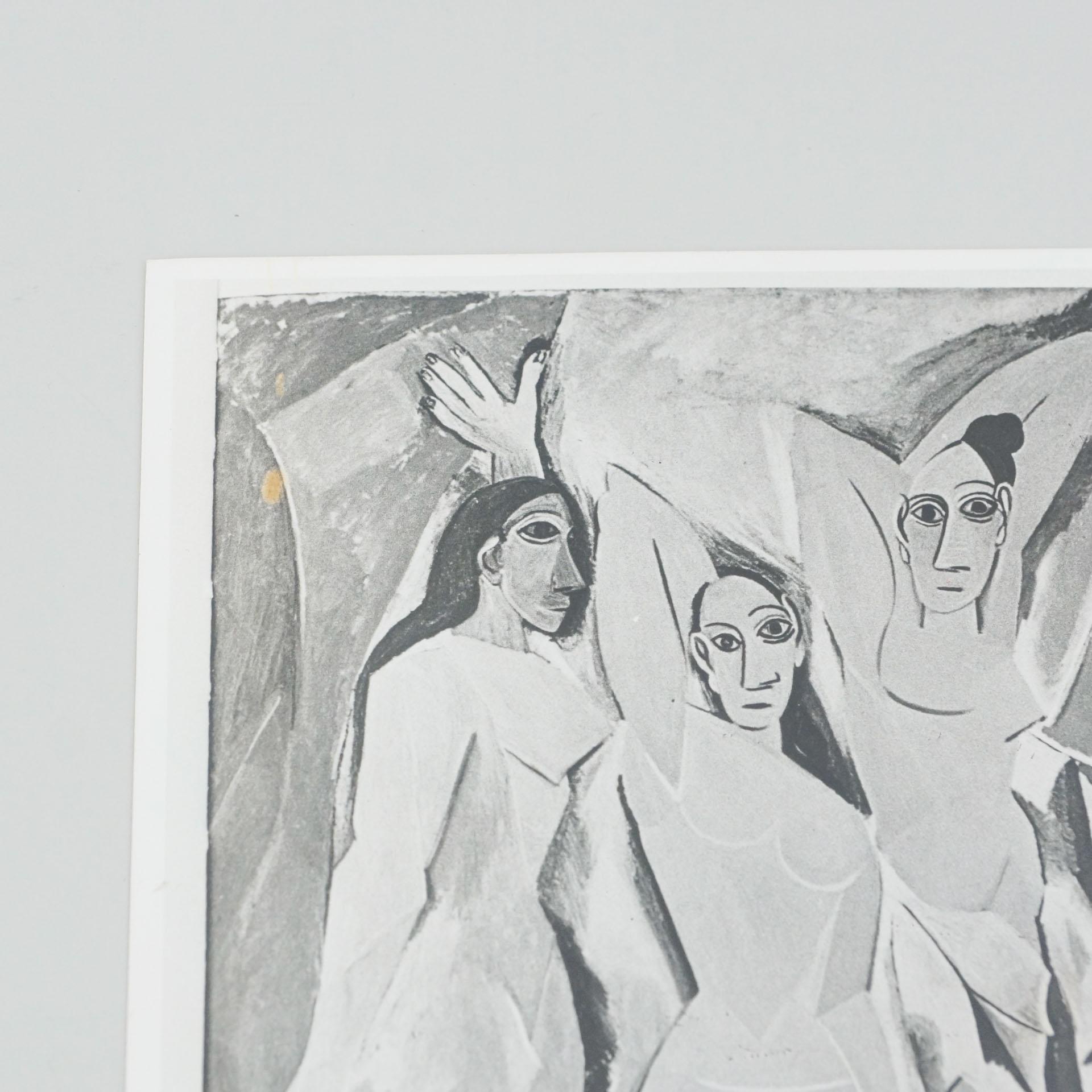 Mid-Century Modern Patricia Beck Photography of Picasso Painting Les Demoiselles d'Avignon, 1963 For Sale