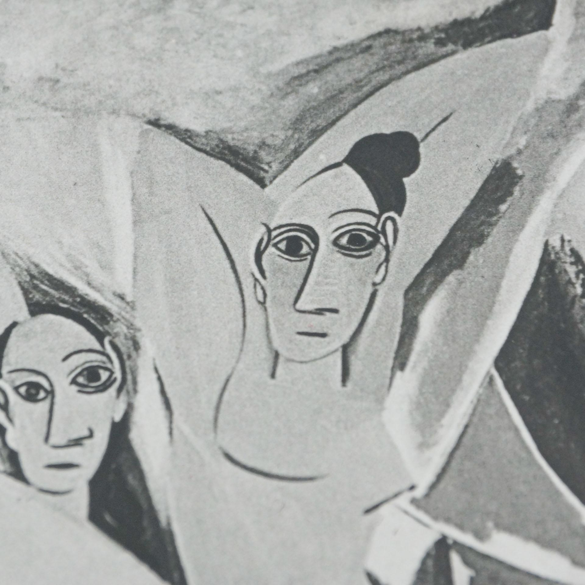 Late 20th Century Patricia Beck Photography of Picasso Painting Les Demoiselles d'Avignon, 1963 For Sale