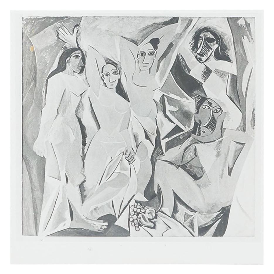 Patricia Beck Fotografie des Picasso-Gemäldes Les Demoiselles d'Avignon, 1963