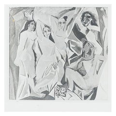 Patricia Beck Fotografie des Picasso-Gemäldes Les Demoiselles d'Avignon, 1963