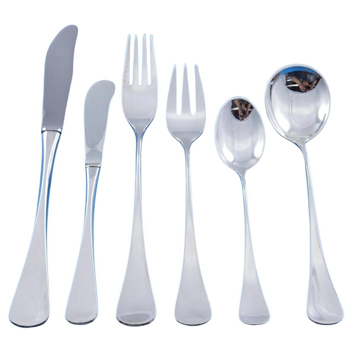 Patricia de W&S Sorensen Juego de cubiertos daneses de plata de ley 8 Servicios 50 piezas en venta