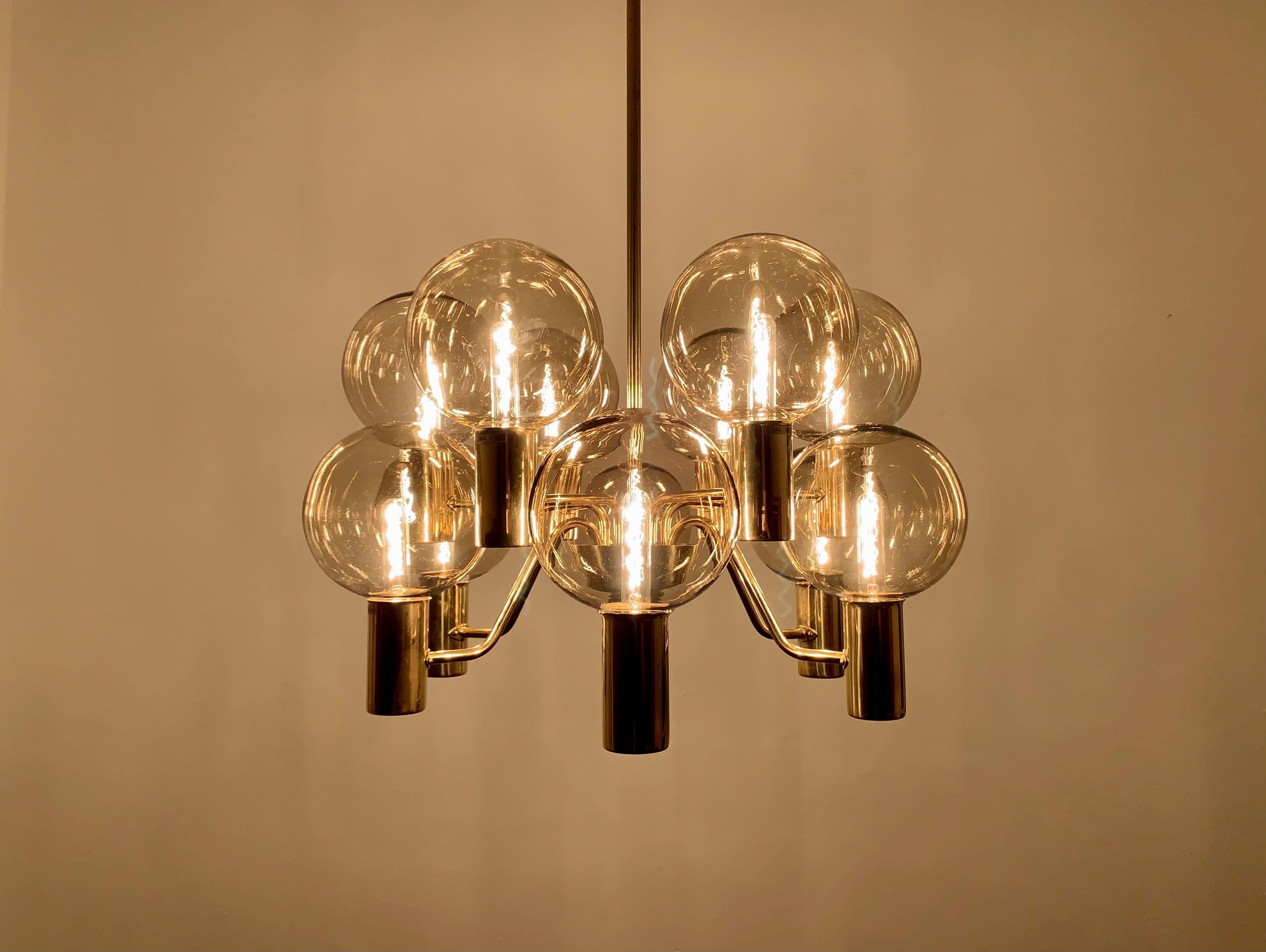 Patricia chandelier by Hans Agne Jakobsson For Sale 1