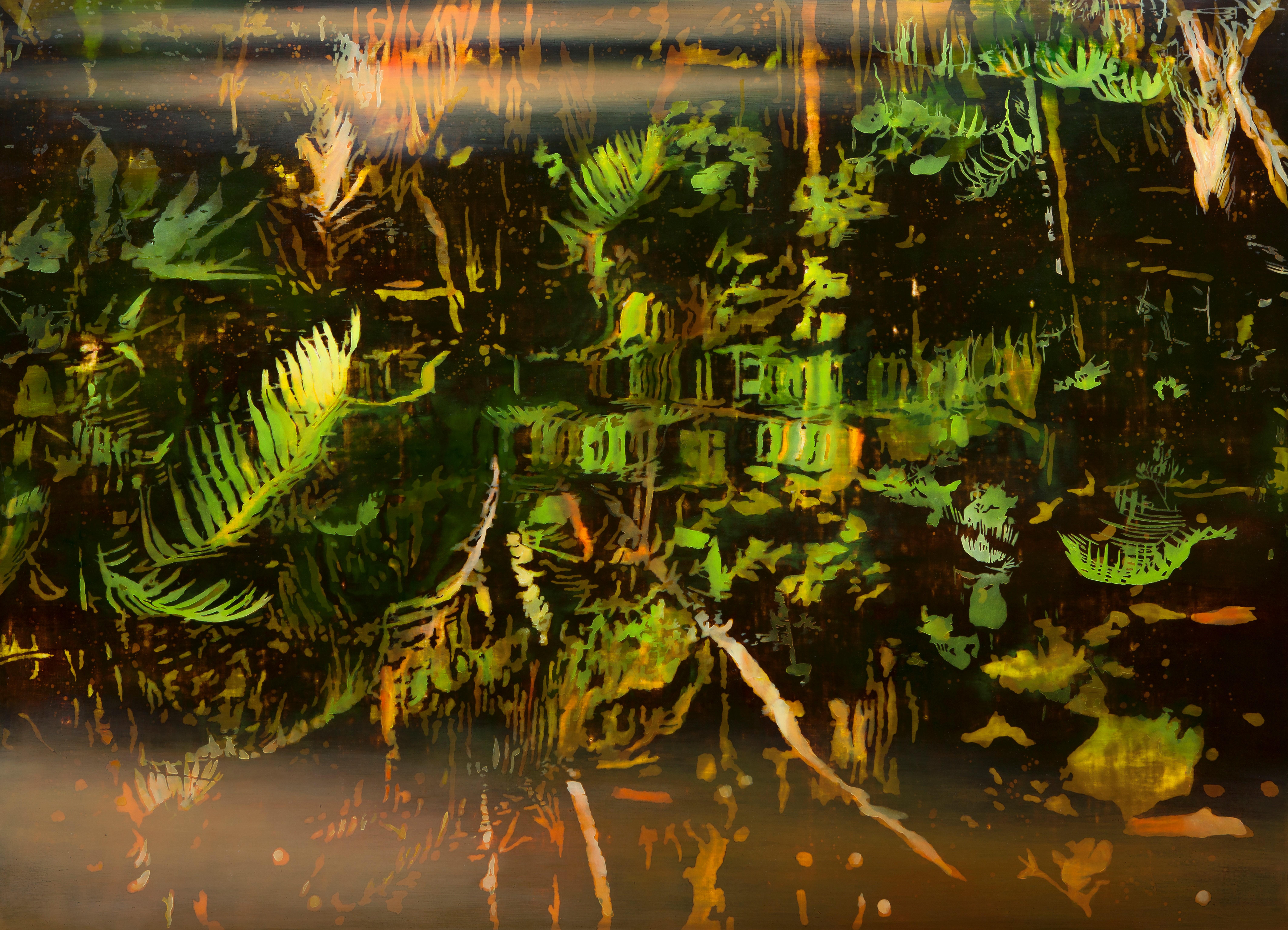 Patricia Claro Landscape Painting - Amazonas II 51 X 31
