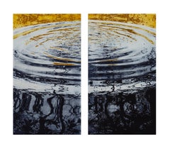 Notes of Water I Etching-Limited Edition 28" X 16"