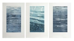 Path of Water II   -Etching Limited Ed. of 12 , 28 " X 16"