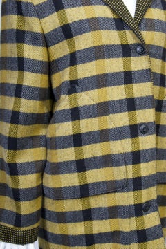 Giacca a quadri Patricia Clyne con un interessante dettaglio delle tasche