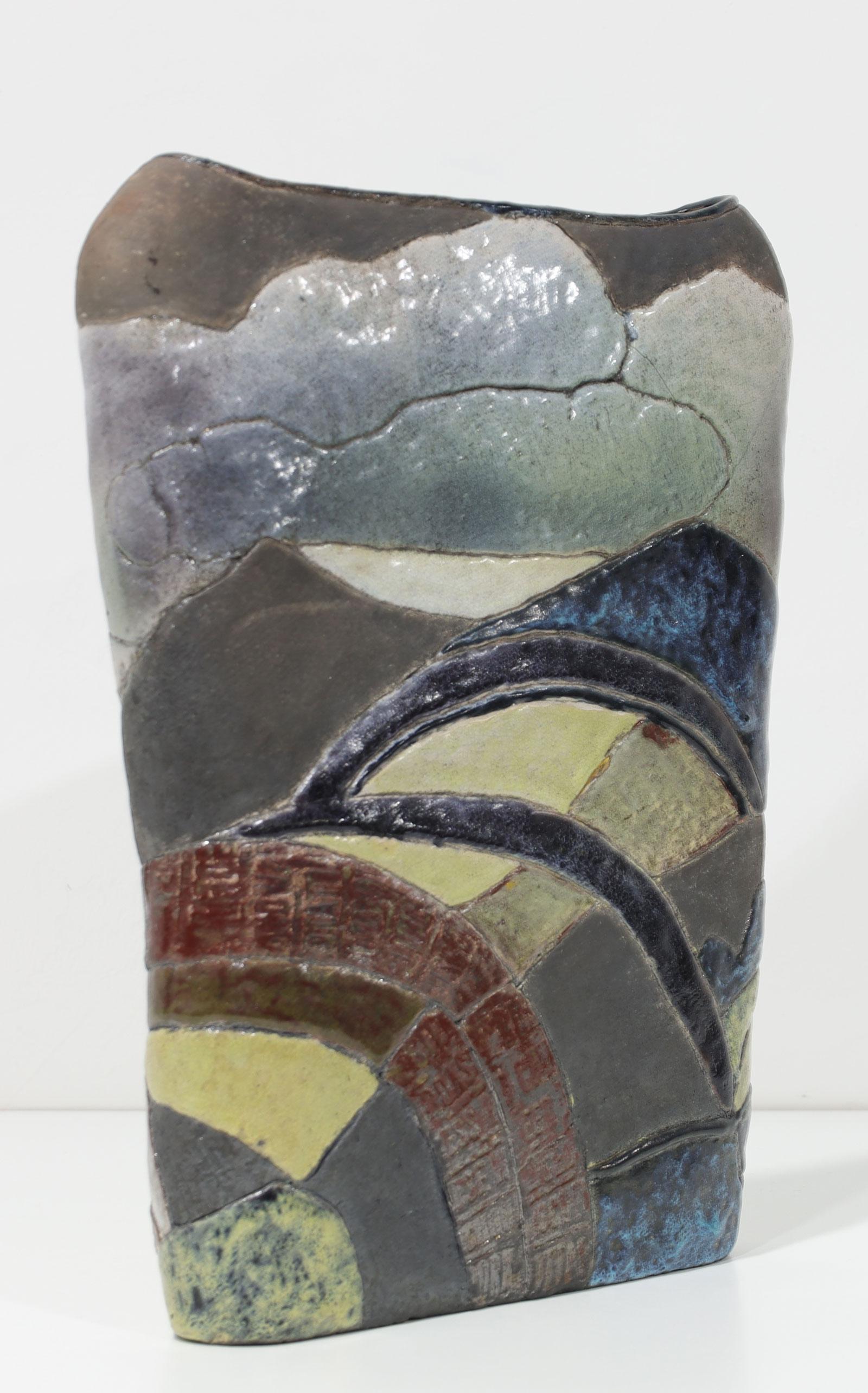 Patricia Degener (1924 - 2008) Ceramic Vessel In Good Condition For Sale In Dallas, TX