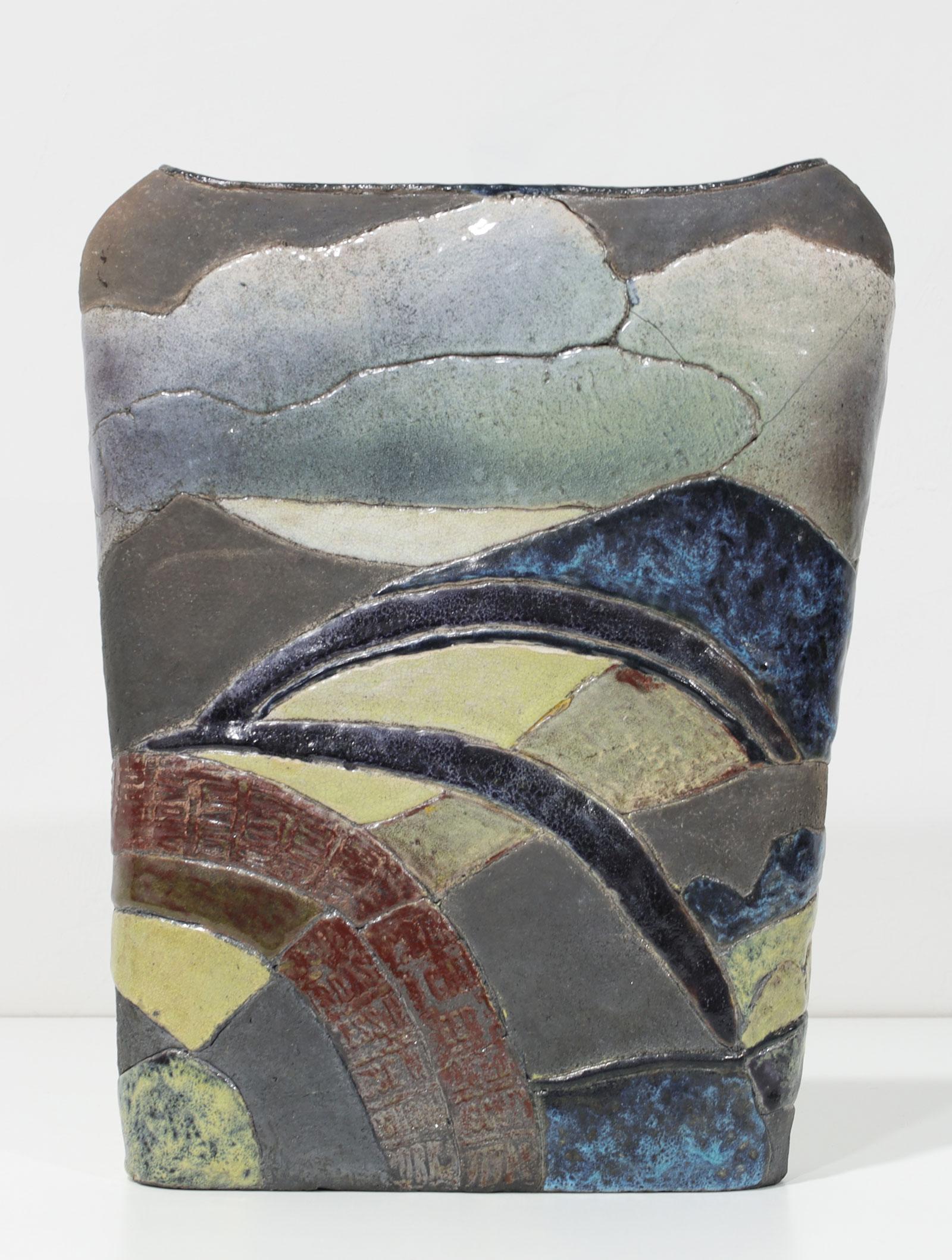 20th Century Patricia Degener (1924 - 2008) Ceramic Vessel For Sale