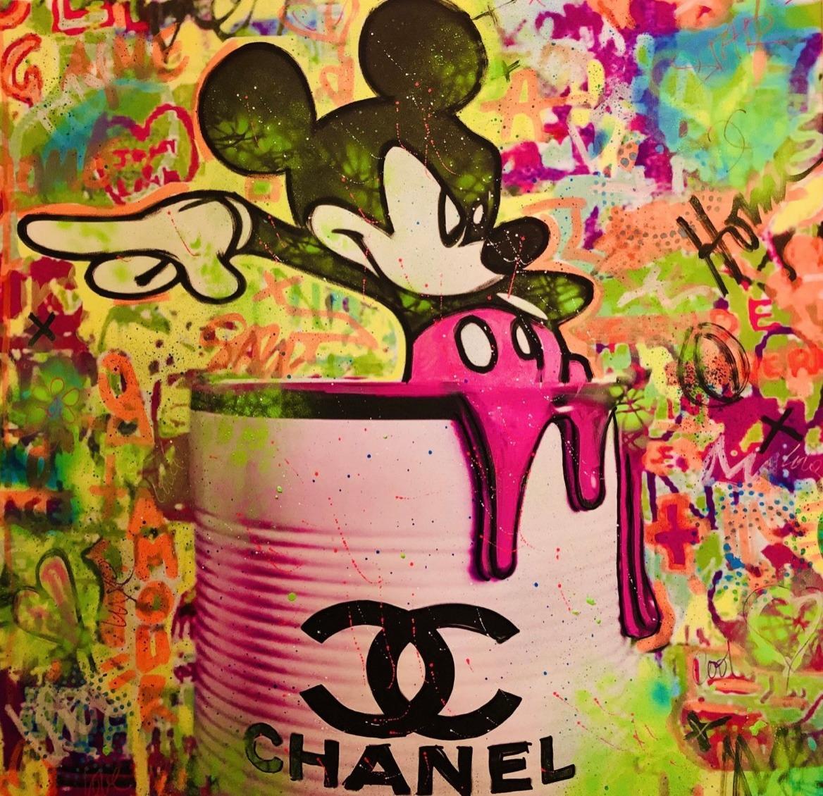 Mickey's luxury life - Mixed Media Art by Patricia Ducept,