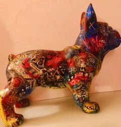 Techniques mixtes sur résine Pop Bouledog