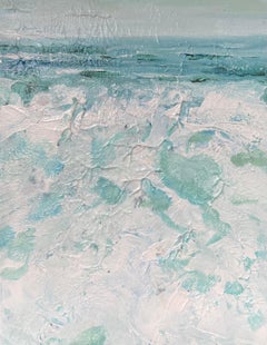Sea Foam Mosaic, Abstract Painting