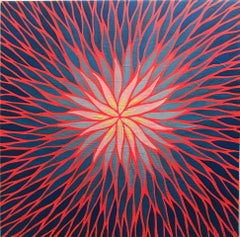 031021, 2021, Gouache on panel, Abstract & Vibrant Painting