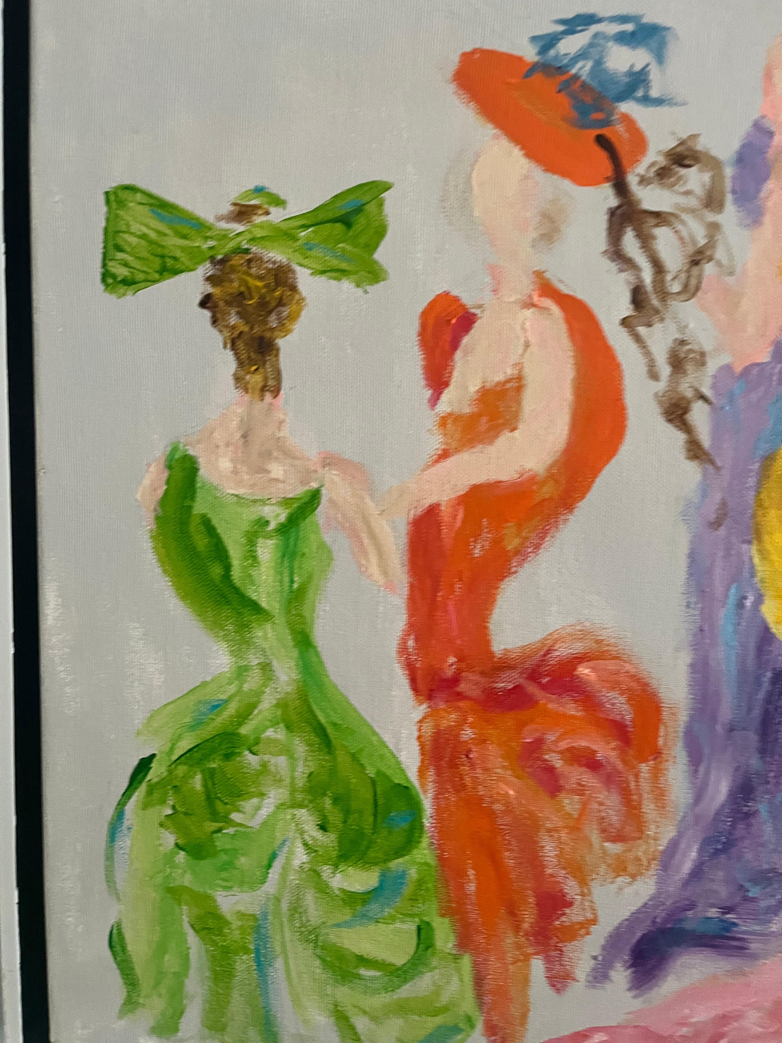 Les Demoiselle 20 X 30 Acryl auf Leinwand

Die Arbeiten von Patricia Forelle bieten einen Einblick in ihre Welt der Fantasie und der Realität, die sich durch freie Formen und Launenhaftigkeit auszeichnet. Ihr Werk ist von Frische und Vitalität