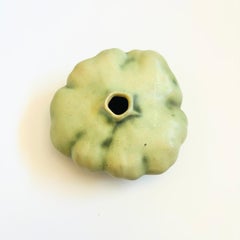Patricia Garrett Pottery Studio Patty Pan Squash Vase 1989