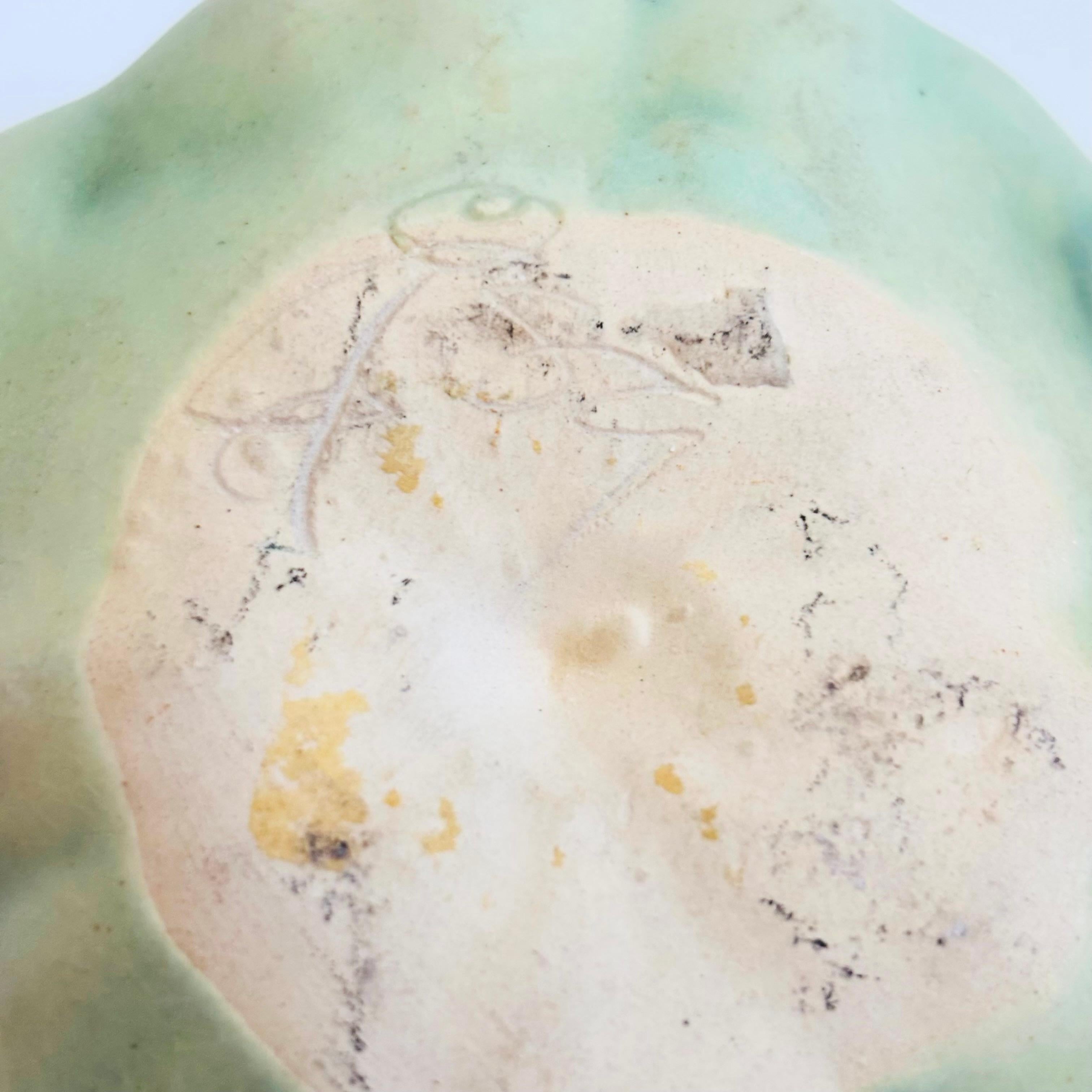 Patricia Garrett Pottery Studio Patty Pan Jarrón calabaza 1989 en venta 2