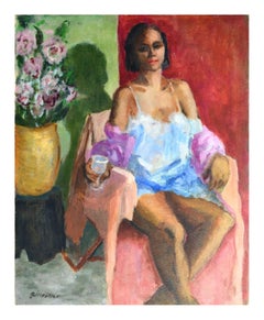 Seated Figure In Boudoir