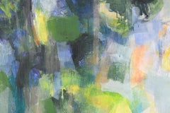 Color Field - Abstract Green and Yellow by Patricia Gren Hayes Acrylic on Canvas