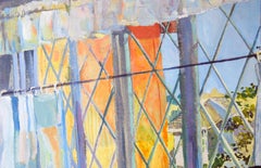 "Madam Suburbia #2" (Woman and Child, Sue & Casey) in Oil on Canvas