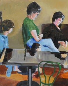 "Madam Suburbia -- The New Religion" Vintage Figurative Berkeley School